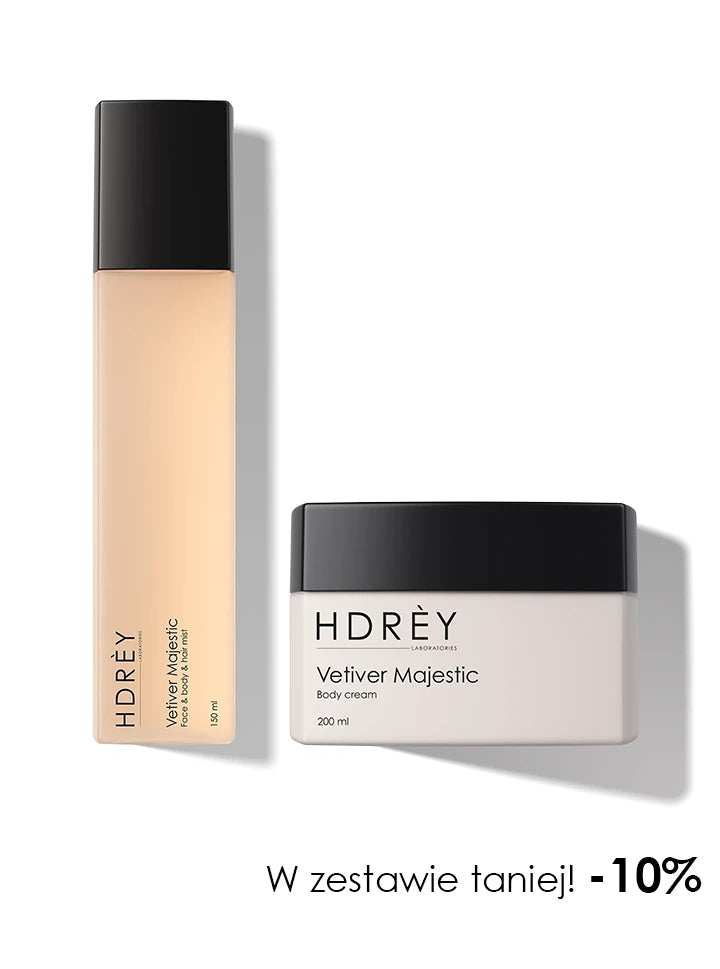 Vetiver Majestic - Body Set Mgiełka 150ml + Krem do Ciała 200 ml